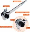 PROJAHN Scaffold wrench 17 x 19 mm, with hammer and nail puller function