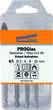 PROJAHN Set PROGlass drill bit hexagonal shank 4pcs 5, 6, 8, 10 mm