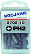 PROJAHN 1/4" phillips bit No. 2 50 mm, 10pcs box