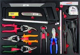 PROJAHN roller cabinet UNIVERSE + E-Power + topcase UNIVERSE + can holder + paper roll holder + 379pcs red