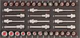 PROJAHN roller cabinet SPACE with 7 drawers 187pcs