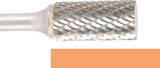 PROJAHN Tungsten carbide rotary burr cylinder without endcut, shape A d1 6.0 mm, shank 6.0 mm cut 6 double cut
