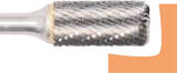 PROJAHN Tungsten carbide rotary burr corner radius, shape B+ d1 6.0 mm, shank 6.0 mm cut 6 double cut