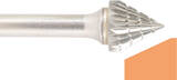 PROJAHN Tungsten carbide rotary burr countersink 60° , shape J d1 6.0 mm, shank 6.0 mm cut 6 double cut