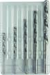 PROJAHN Set DIN338 HSS-G 5-pcs. left hand cutting 3 - 3.5 - 4.5 - 5.5 - 7 mm in plastic box