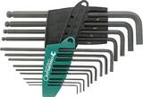 Stahlwille Ball ended hexagon key wrench 10767a/13 Range 0,05 - 3/8 13pcs, 13, Bereich 0,05 - 3/8
