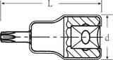 Stahlwille 3/8" VDE screwdriver socket L.67mm, T45