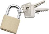 ALARM Barrel-type padlock Carat