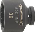 Stahlwille IMPACT socket 1/2" 36mm L.50mm, d1 49 mm, d2 35 mm