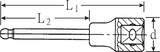 Stahlwille INHEX socket 1/2" 8mm L.100mm, 8 mm
