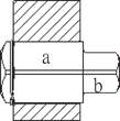 Stahlwille Calibrating square drive unit f.734/40; 734/80; 734/100 L.52,2mm, 3/4", 3/4"