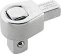 Stahlwille Calibrating square drive insert tool Outer-4kant 1/4" Inside square stitch size9x12, 1/4 ", 20 mm