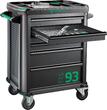 Stahlwille Range of tools with tool trolley No.93/130 Drawers6 Anthracite, RAL 7016 130pcs