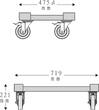 Stahlwille Chassis 93 TOP BOX CADDY 765 x 525 x 160 mm
