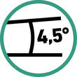 Stahlwille 1/4" Bit ratchet fine tooth SBA.4.5° L.117mm