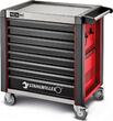 Stahlwille Tool trolley 98/8 PRO 8 Drawers 651 x 1001 x 1020 mm Red, RAL 3020, Farbe Red, RAL 3020, RAL 3020