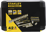 STANLEY Steckschluessel-Set ¼", 42-teilig