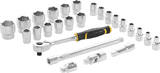 STANLEY Steckschluessel Set ½", 26-teilig