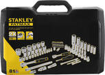 STANLEY Steckschluessel Set ½" + ¼", 81-teilig