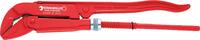 STAHLWILLE - SHOP Stahlwille Pipe wrench Jaw-W.62mm L.445mm Head Red lacquered, Gr. 1 1/2, Griffe Red painted finish -