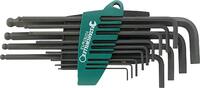 STAHLWILLE - SHOP Stahlwille Ball ended hexagon key wrench 10767a/13 Range 0,05 - 3/8 13pcs, 13, Bereich 0,05 - 3/8 -