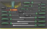 STAHLWILLE - SHOP Stahlwille DRALL+ set of screwdrivers i.TCS inlay TCS 4620/4660 VDE 10767 27pcs -