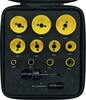 ALARM - SHOP ALARM Hole saw set 9pcs, 9, 16, 20, 25, 29, 44, 51 mm -