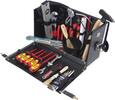 ALARM - SHOP ALARM Leather bag 8-L3, complete, with set of tools for sanitary installations for apprentices 8 PAKET 8 PLUS LEDERTA. L3 Inside -