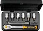 ELORA - SHOP ELORA Socket Set 3/8, inside hexagon, 8-pcs. 3-10 mm, ELORA-870-INMU -