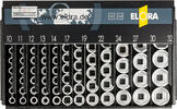 ELORA - SHOP ELORA Socket Display Dispenser with 1/2 mm-hexagon Sockets, ELORA-771-LSP2M -