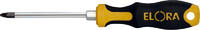 ELORA - SHOP ELORA Screwdriver, Supa-Pozidriv, with forged hexagon section, ELORA-569-PZ2 -