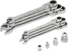 ELORA - SHOP ELORA Set-Combination Spanner with Joint Ring Ratchet,12-pcs., ELORA-204-R S8M -