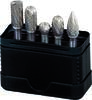 PROJAHN - SHOP PROJAHN Tungsten carbide rotary burr set 5 pieces, 6mm shank, cut 6 form B, C, D, E, G in 9.6 mm -