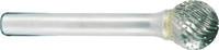 PROJAHN - SHOP PROJAHN Tungsten carbide rotary burr ball, shape D d1 12,7 mm, shank 6.0 mm cut 6 double cut -