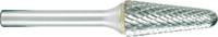 PROJAHN - SHOP PROJAHN Tungsten carbide rotary burr ball nose cone 14°, shape L d1 9.6 mm, shank 6.0 mm cut 6 double cut -