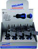 PROJAHN - SHOP PROJAHN Display 12x Stubby Ratchet Screwdriver with 6pcs Bits 4193 -