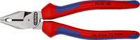 KNIPEX - SHOP KNIPEX KNIPEX 02 02 180 SB Pince universelle à forte démultiplication avec gaines bi-matière noire atramentisée 180 mm (carte LS -