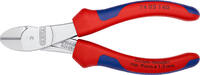 KNIPEX - SHOP KNIPEX KNIPEX 74 05 140 Pince coupante de côté à forte démultiplication avec gaines bi-matière chromée 140 mm -