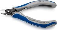KNIPEX - SHOP KNIPEX KNIPEX 79 22 125 Precision Electronics Diagonal Cutter with multi-component grips burnished 125 mm -