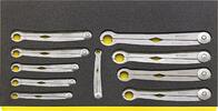 STAHLWILLE - SHOP Stahlwille Ratchet ring spanners i.TCS inlay TCS WT 240/10 8 - 19 10pcs -