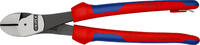 KNIPEX - SHOP KNIPEX KNIPEX 74 02 250 T Pince coupante de côté à forte démultiplication avec gaines bi-matière, avec œillet intégré pour fixat -