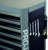 PROJAHN - SHOP PROJAHN accessory roller with square hole perforation hook rack for hanging 7 pieces black -