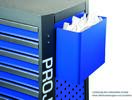 PROJAHN - SHOP PROJAHN accessory roller with square hole perforation trash bin blue -