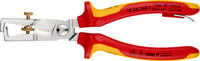 KNIPEX - SHOP KNIPEX KNIPEX 13 66 180 T StriX® Pince à dénuder et coupe-câbles isolées avec gaines bi-matière, homologuées VDE ; avec œillet d -