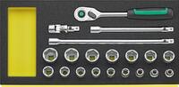 STAHLWILLE - SHOP Stahlwille 3/8 Socket wrench set TCS 3/8 ZOLL 456/16/4 MF QR 20pcs -