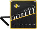 ELORA - SHOP ELORA Set-Combination Spanner with Ring Ratchet, 8-pcs. 5/16-3/4 AF, ELORA 204S-8AFT -