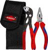 KNIPEX - SHOP KNIPEX KNIPEX 00 20 72 V06 Jeu de mini-pinces en pochette de ceinture à outils à 2 pièces -