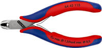KNIPEX - SHOP KNIPEX KNIPEX 64 42 115 SB Pince coupante de devant pour l'électronique avec gaines bi-matière 115 mm (carte LS/blister) -
