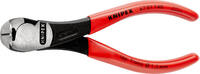 KNIPEX - SHOP KNIPEX KNIPEX 67 01 140 SB Pince coupante de devant à forte démultiplication gainées en plastique noire atramentisée 140 mm (car -