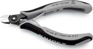 KNIPEX - SHOP KNIPEX KNIPEX 79 02 125 ESDSB Pince coupante de côté de précision pour l’électronique ESD avec gaines bi-matière brunie 125 mm ( -
